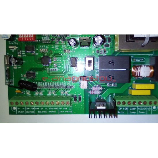 YET-868+2114 Δέκτης - μονάδα ελέγχου για γκαραζόπορτες με 2 τηλεχειριστήρια Μονάδες Ελέγχου & Τηλεχειρισμού γκαραζόπορτας, ρολών